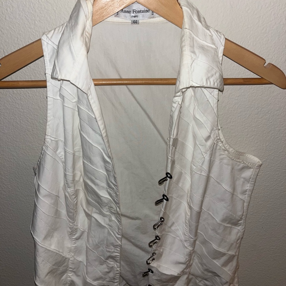 Anne Fontaine Cream Blouse